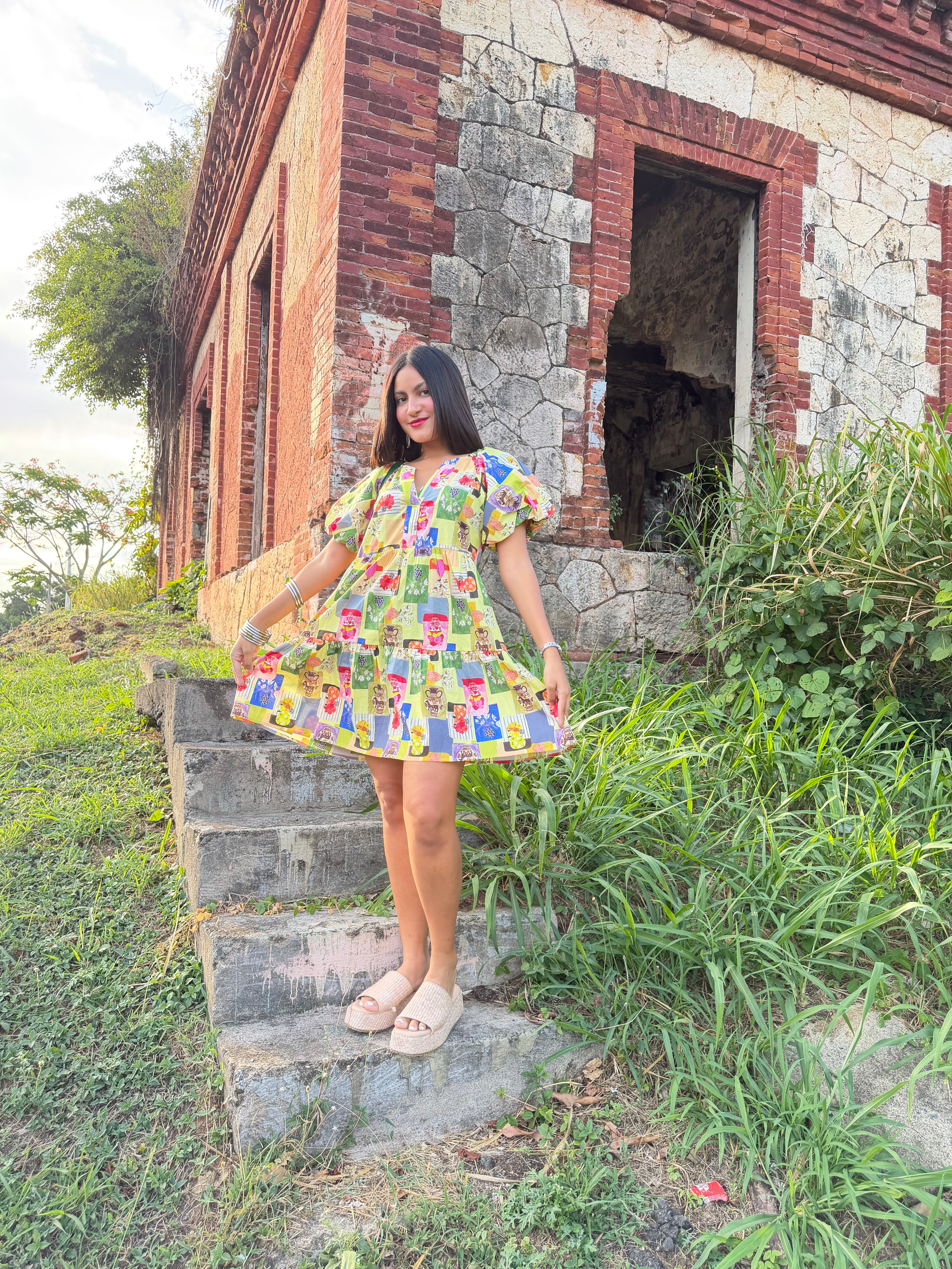 Vestido Lemonade Art Mix – Algodón Premium